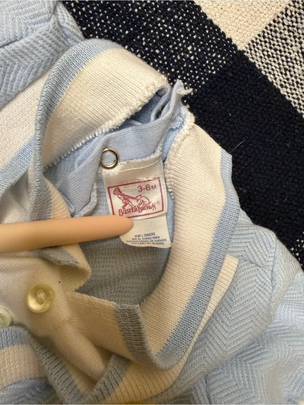 Vintage Polo Bubble Romper Baby Boys 3-6 Months Light Blue Golf MADE IN USA